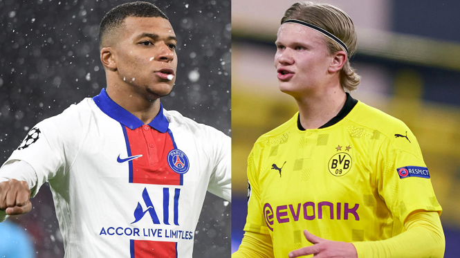 Mbappe và Haaland bỏ xa Messi ở Champions League trước 21 tuổi