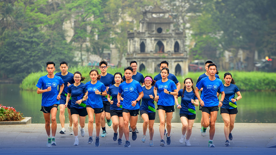 Giải chạy Marathon Di sản Hà Nội 2024 gặp gỡ giao lưu cùng cộng đồng chạy Việt Nam