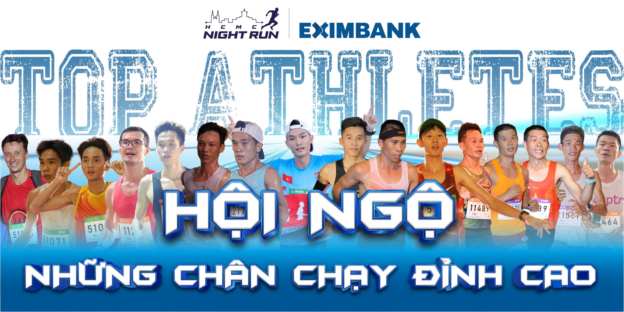 Giải chạy đêm Ho Chi Minh City Night Run Eximbank 2024 quy tụ dàn “elite” chất lượng