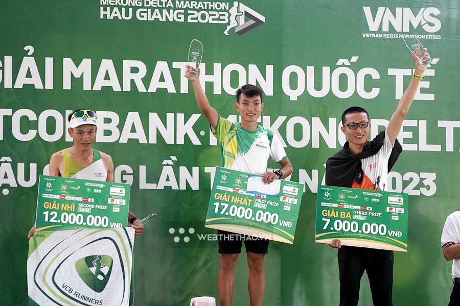 Kết quả Vietcombank Mekong Delta Marathon 2023: Vinh danh những nh&agrave; v&ocirc; địch xứng đ&aacute;ng