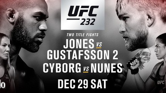 TRỰC TIẾP UFC 232: Jon Jones vs. Alexander Gustafsson 2