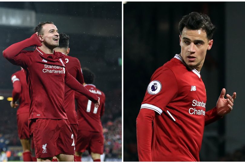 Bằng chứng cho thấy Shaqiri có tác động lớn hơn Coutinho ở Liverpool