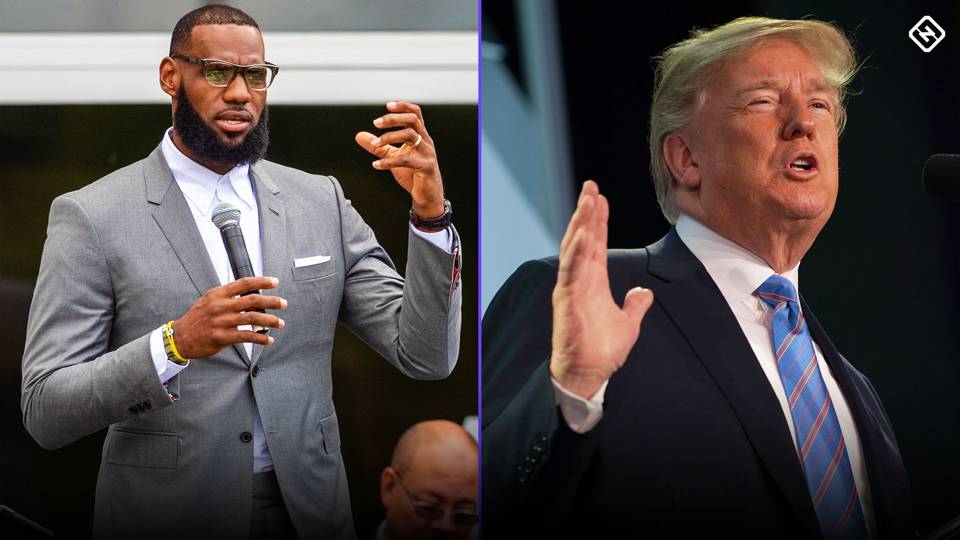 LeBron James bất ngờ bị so sánh với Tổng thống Mỹ Donald Trump