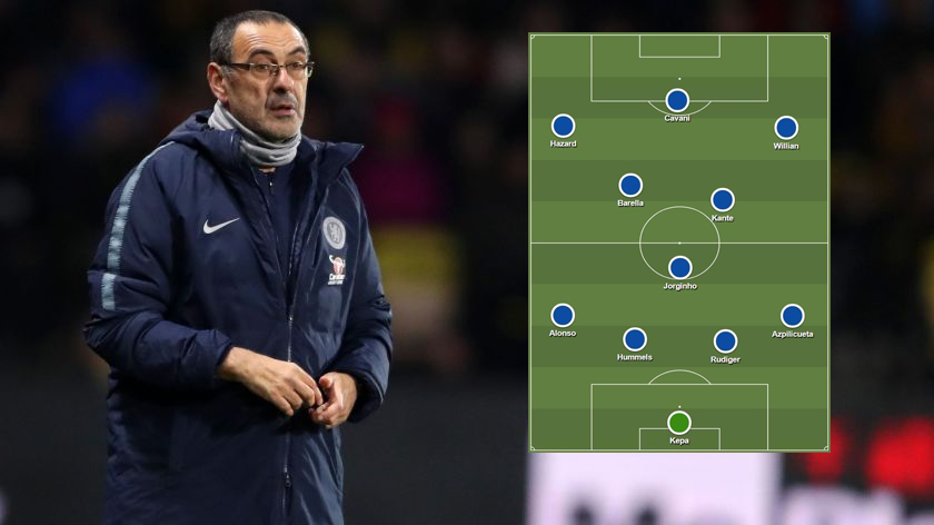 Đội hình Chelsea sẽ lắp ghép thế nào với Hummels, Cavani và “Pirlo mới”?