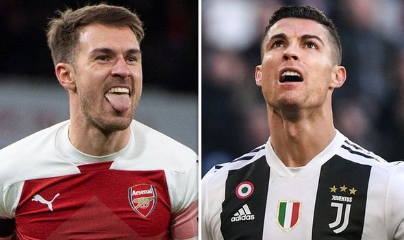 Ramsey nhận lương cao như thế nào tại Juventus khi so với Cristiano Ronaldo?