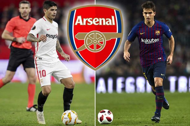 Tại sao Arsenal không thể mua đứt Denis Suarez, Carrassco hoặc Banega vào tháng 1?