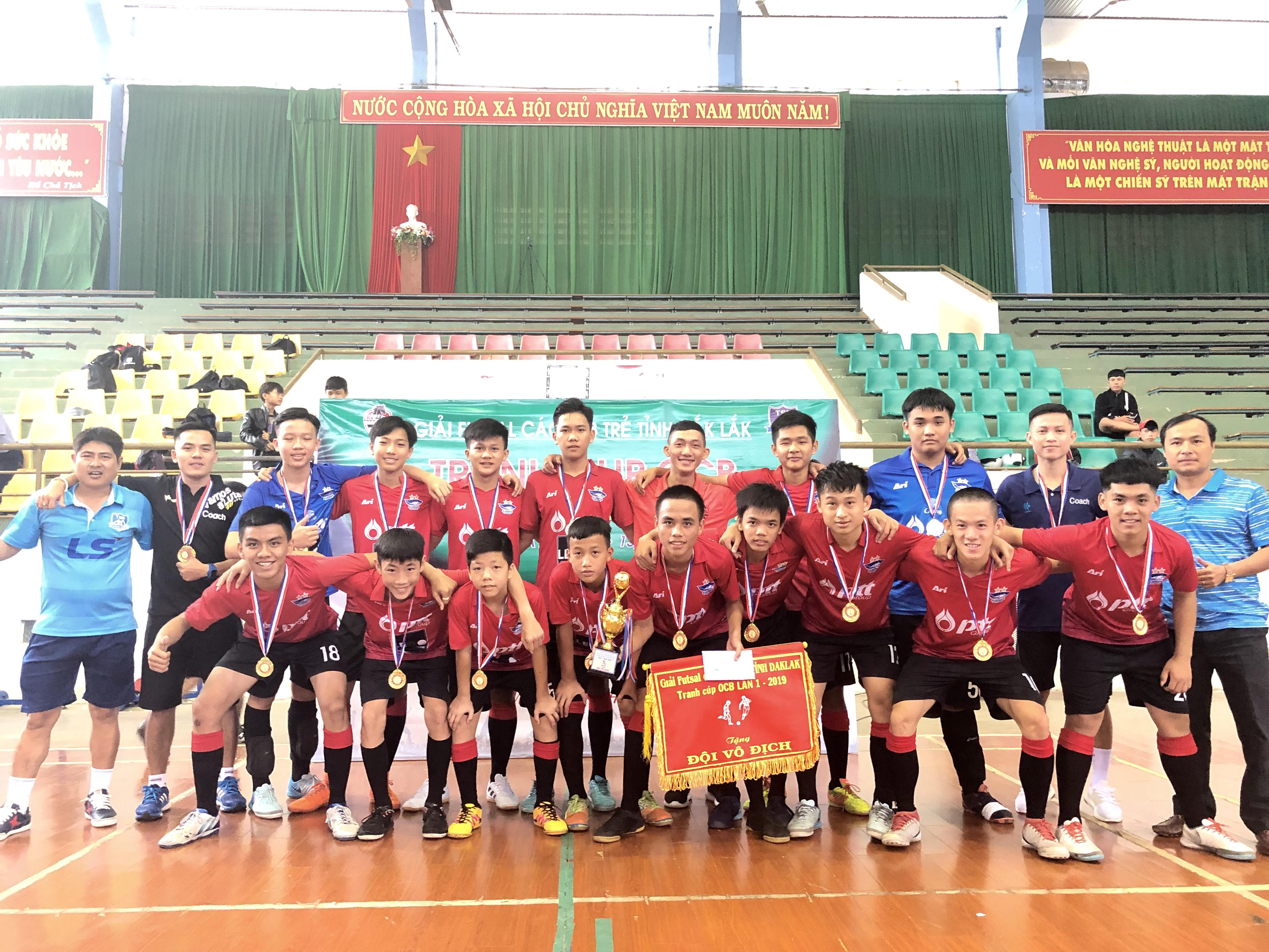 Chung kết nghẹt thở tại giải Futsal trẻ Đắk Lắk năm 2019