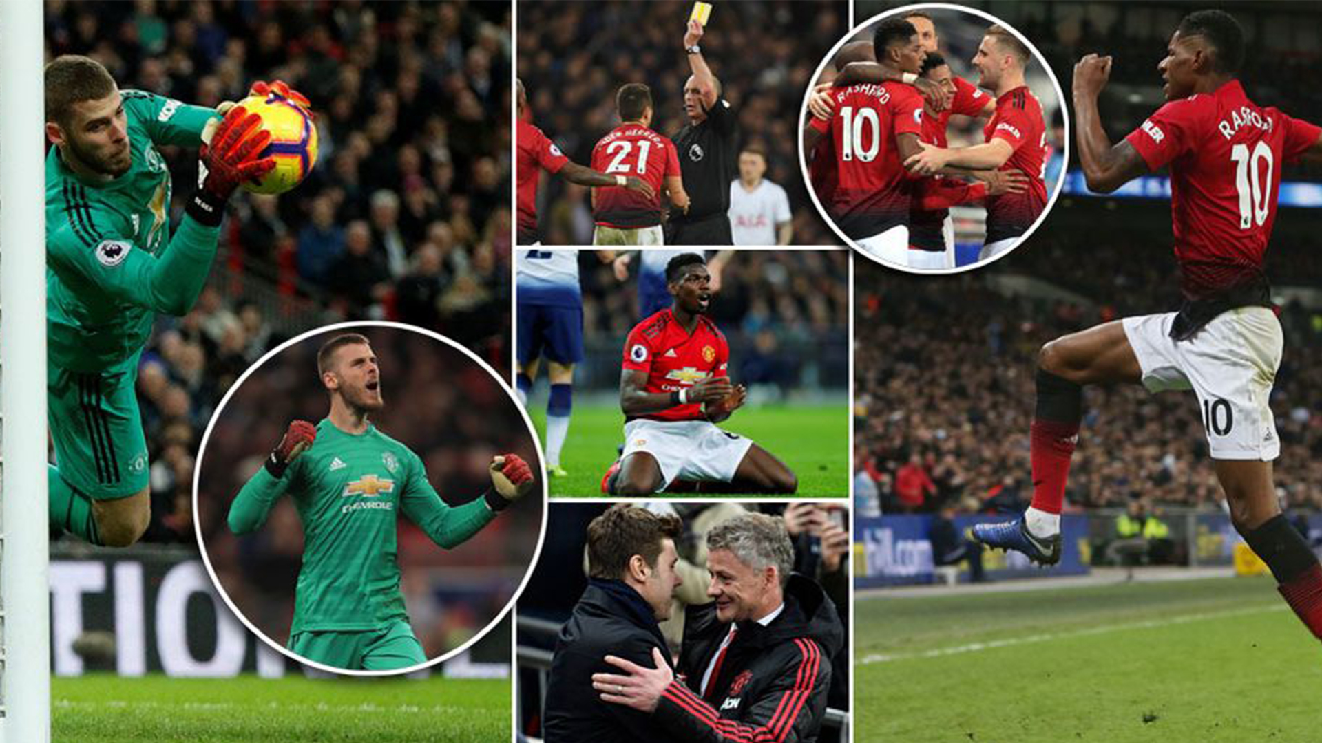 "Thánh" De Gea làm lu mờ Pogba, dấu mốc của Rashford, lịch sử gọi Solsa và những điểm nhấn ở trận Tottenham - MU