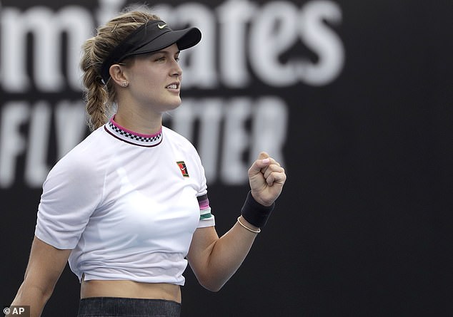 Sẵn sàng đại chiến Serena Williams, Eugenie Bouchard lại chứng tỏ cô không chỉ có đẹp