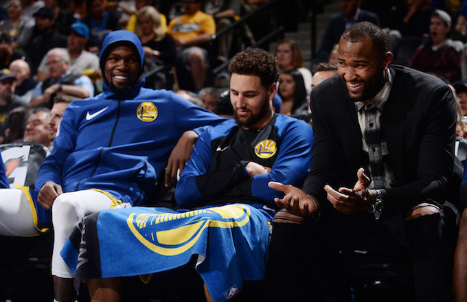 Cha Klay Thompson tuyên bố độ ghê gớm của Warriors khi có DeMarcus Cousins