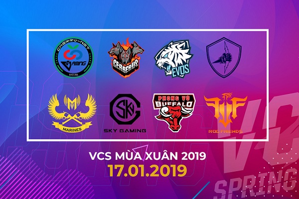 VCS công bố nhà tài trợ mới cho giai đoạn Mùa Xuân 2019