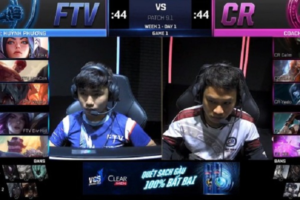 Kết quả thi đấu VCS Mùa Xuân 2019 giữa FTV vs CR