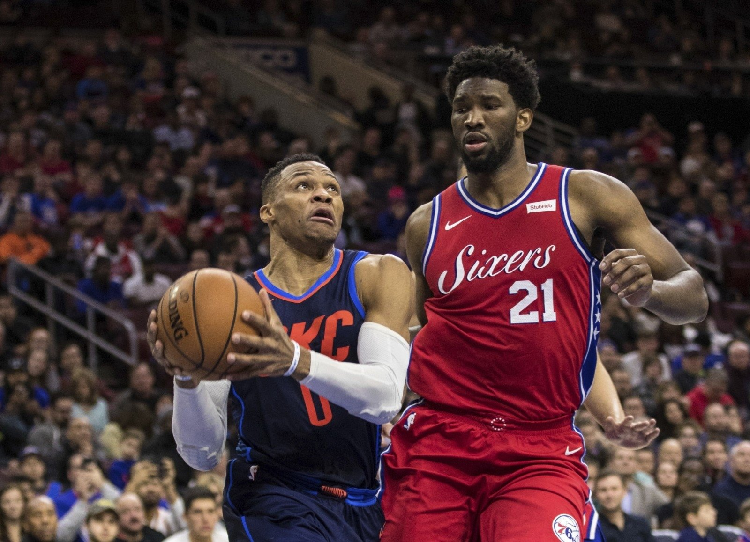 Russell Westbrook và Joel Embiid: Mối tư thù ngày càng sâu đậm