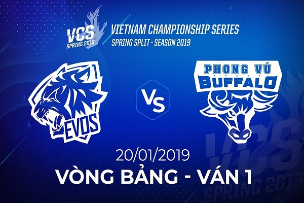 Kết quả thi đấu VCS Mùa Xuân 2019 giữa PVB vs EVS: PVB đè bẹp EVS