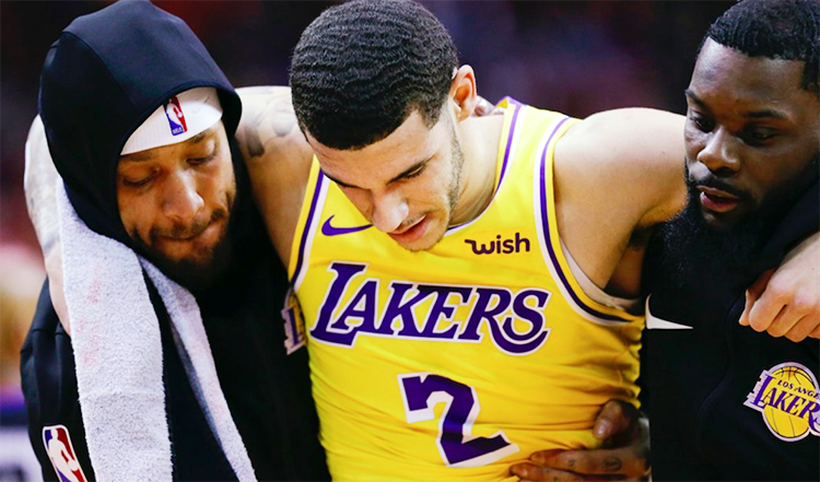 Los Angeles Lakers công bố Lonzo Ball chấn thương mắt cá khá nặng: Khủng hoảng nhân sự ngày một trầm trọng