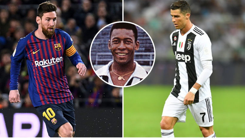 Ronaldo dẫn trước Messi trong cuộc đua tới kỷ lục của "Vua bóng đá" Pele