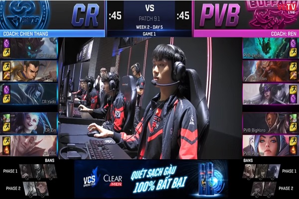 Kết quả VCS Mùa Xuân 2019 giữa CR vs PVB: PVB có chiến thắng khó khăn trước CR Kết quả VCS Mùa Xuân 2019 giữa CR vs PVB: PVB có chiến thắng khó khăn trước CR