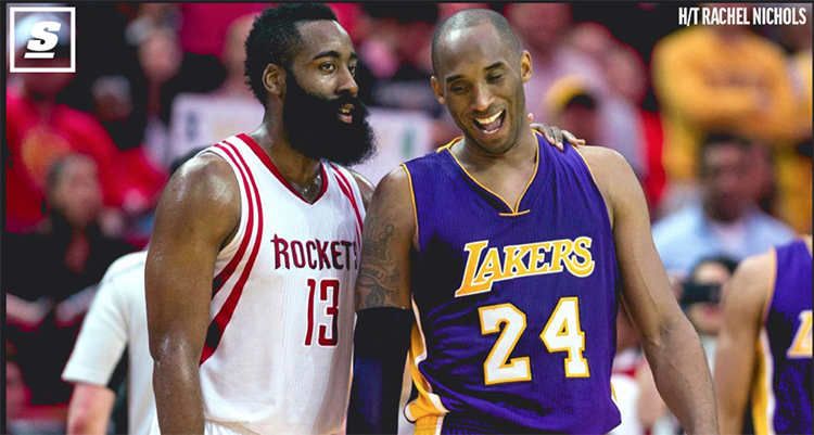 James Harden đang ghi điểm điên cuồng, nhưng huyền thoại Kobe Bryant nói "thần râu" còn lâu mới vô địch