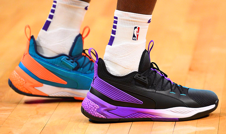 Cận cảnh cực phẩm Puma Uproar với phong cách mỗi bên một màu, dự kiến ra mắt tại All-Star 2019