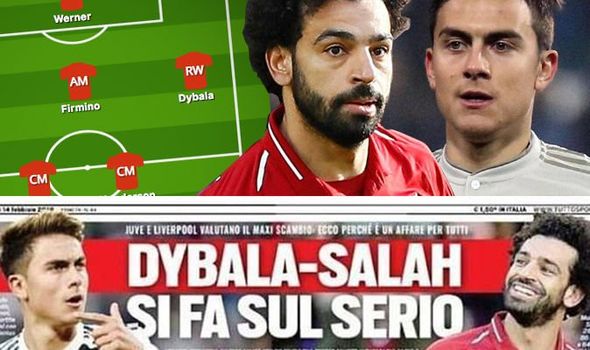 Đội hình Liverpool như thế nào với giả thuyết trao đổi giữa Salah và Dybala?