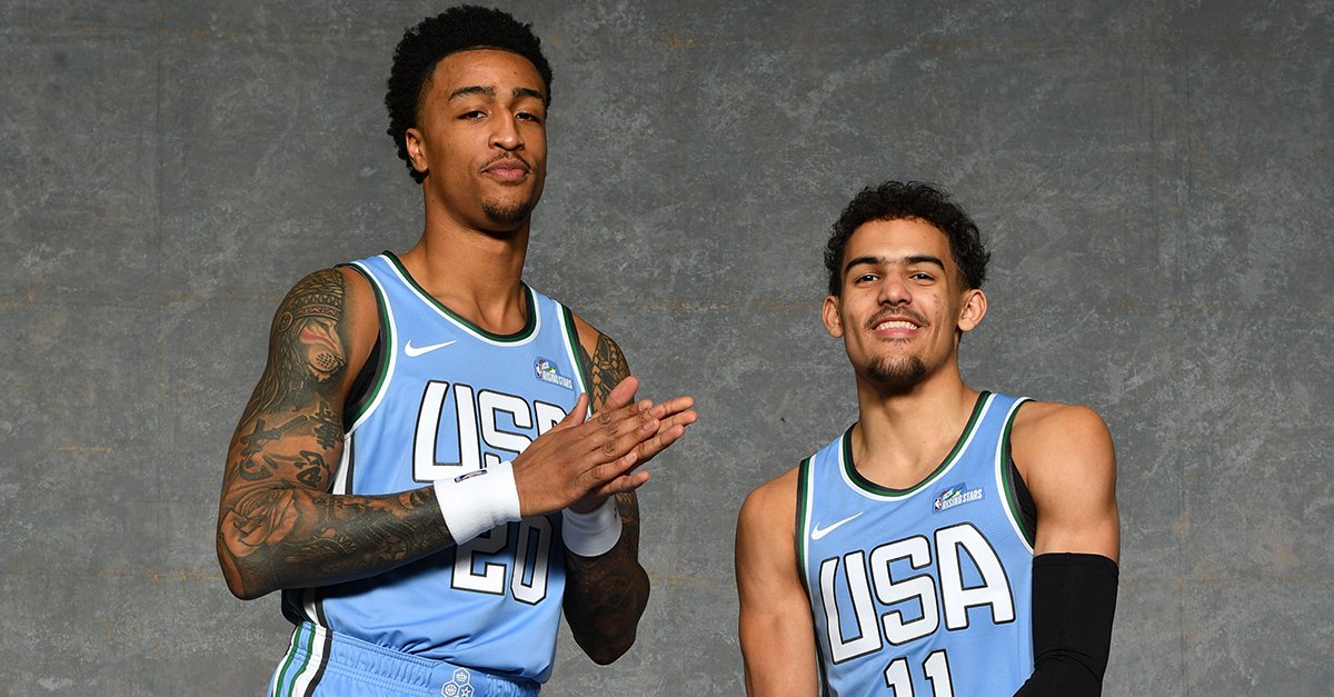 Trae Young và John Collins trình diễn pha dunk 360 độ "khét" nhất trong ngày đầu NBA All-Star