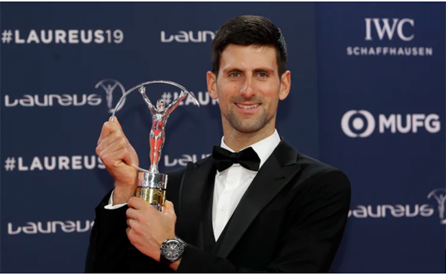 Oscar thể thao Laureus: Novak Djokovic chiến thắng Kylian Mbappe và LeBron James