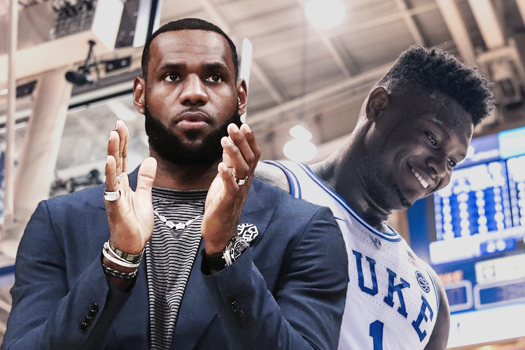 Zion Williamson sẽ là mục tiêu tranh giành của LeBron James và rapper vạn người mê