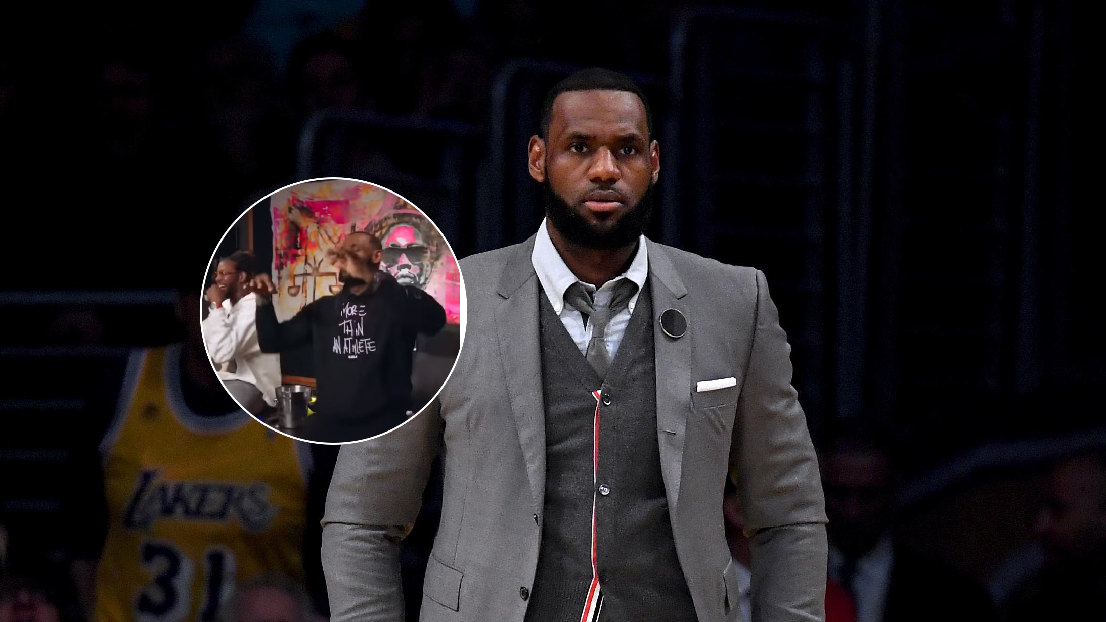 Fan Lakers phát hiện bằng chứng nghi ngờ LeBron James bỏ lỡ trận đấu với Warriors vì... "đi chơi đêm"
