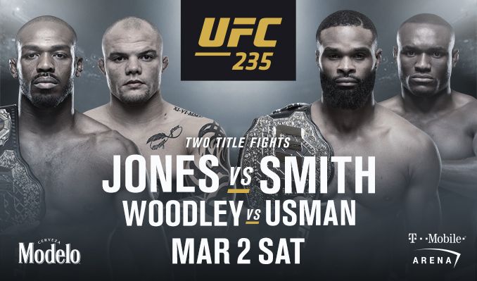 TRỰC TIẾP UFC 235: Jon Jones vs Anthony Smith