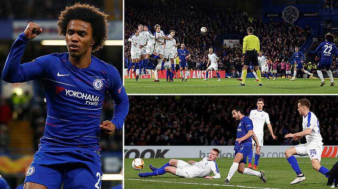 Kỷ lục sút phạt của Willian, dấu ấn Pedro và những điểm nhấn ở trận Chelsea vs Dynamo Kyiv