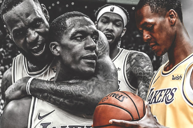 Sau LeBron James, tới lượt Rajon Rondo ngồi tách biệt với các đồng đội Lakers
