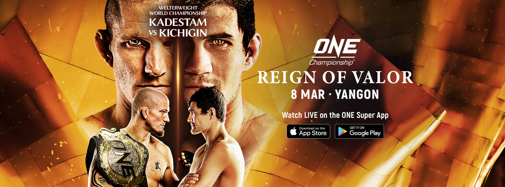 TRỰC TIẾP: ONE REIGN OF VALOR: ZEBAZTIAN KADESTAM VS GEORGIY KICHIGIN