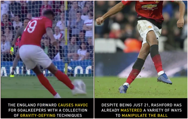 Tiết lộ: Rashford khuất phục Buffon bằng cú sút bóng quái dị có một không hai