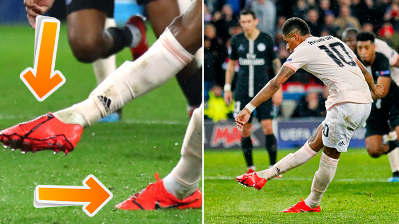 Tiết lộ: Rashford khuất phục Buffon bằng cú sút bóng quái dị có một không hai