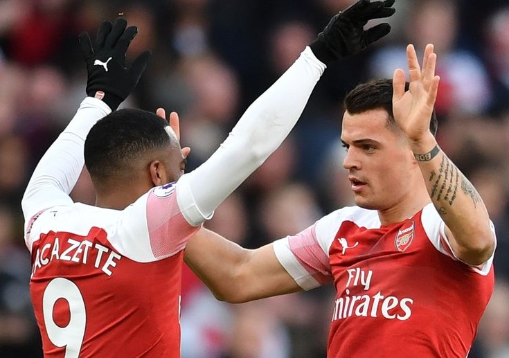 Chấm điểm Arsenal vs MU: Lacazette và Xhaka cao nhất, De Gea thấp tệ hại