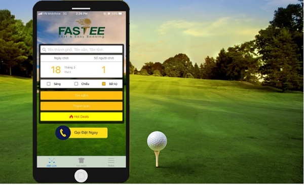 Fastee - Ứng dụng hữu ích của 2 shark đam mê golf
