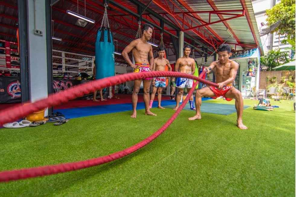 Lợi ích của bài tập dây thừng trong Muay Thái
