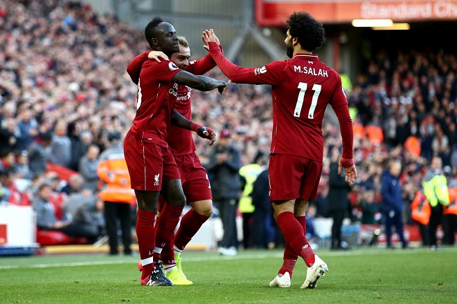 Bảng xếp hạng Ngoại hạng Anh vòng 31: Liverpool trở lại ngôi đầu