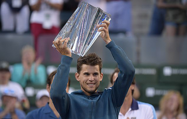 Roger Federer thua ngược, tạo cột mốc lịch sử cho Dominic Thiem ở Indian Wells