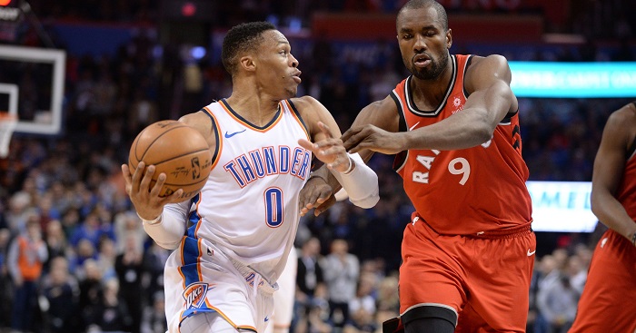 Nhận định NBA: Oklahoma City Thunder vs Toronto Raptors (ngày 21/3, 8h30)