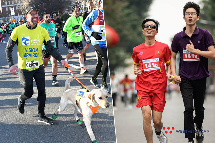 Những câu chuyện cảm động về người khiếm thị chạy