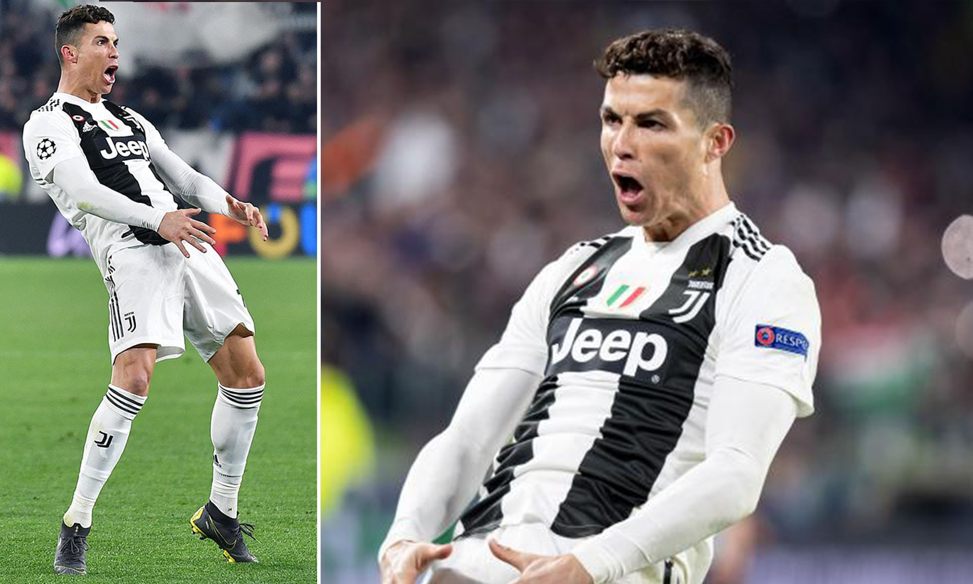 Vì sao Ronaldo sẽ không bị cấm thi đấu ở tứ kết C1 sau màn ăn mừng tranh cãi?