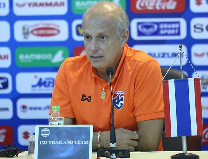 HLV U23 Thái Lan: “Chúng tôi sẽ giành chiến thắng trước U23 Việt Nam”