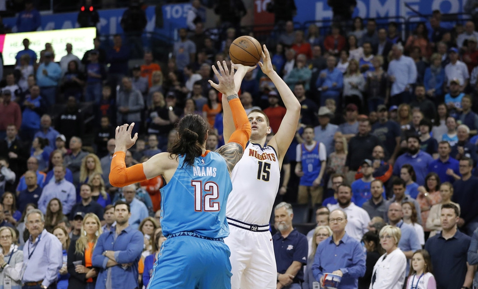 Giết Thunder ngay trên sân khách, Denver Nuggets tham vọng soán ngôi Curry và đồng bọn