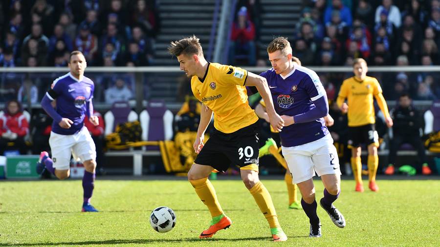 Nhận định Aue vs Dynamo Dresden 01h30, 02/04 (Vòng 27 Hạng 2 Đức 2018/19)