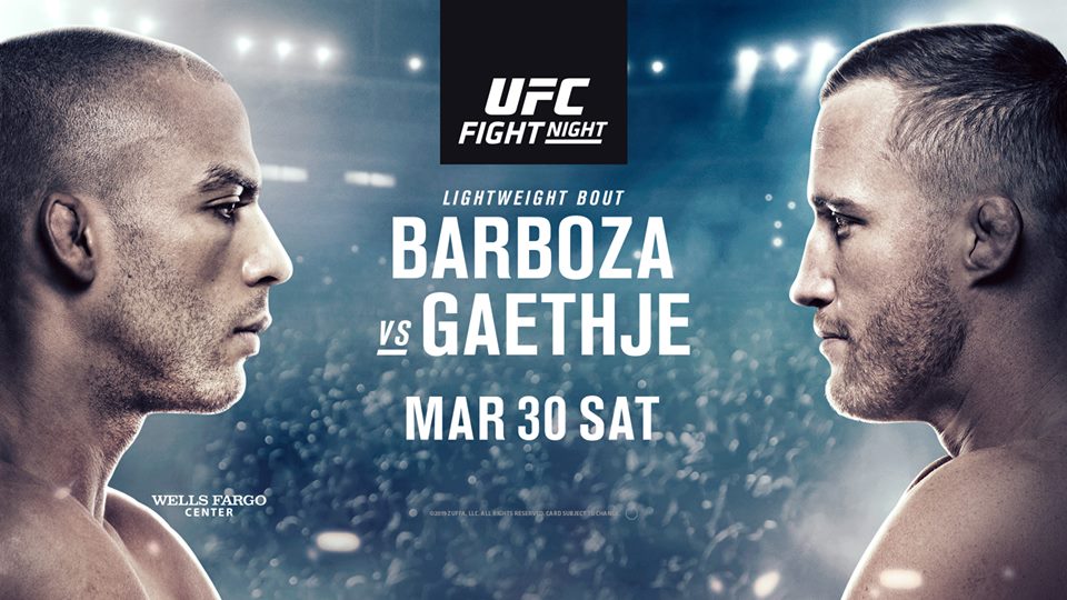 TRỰC TIẾP UFC on ESPN 2: Edson Barboza vs. Justin Gaethje