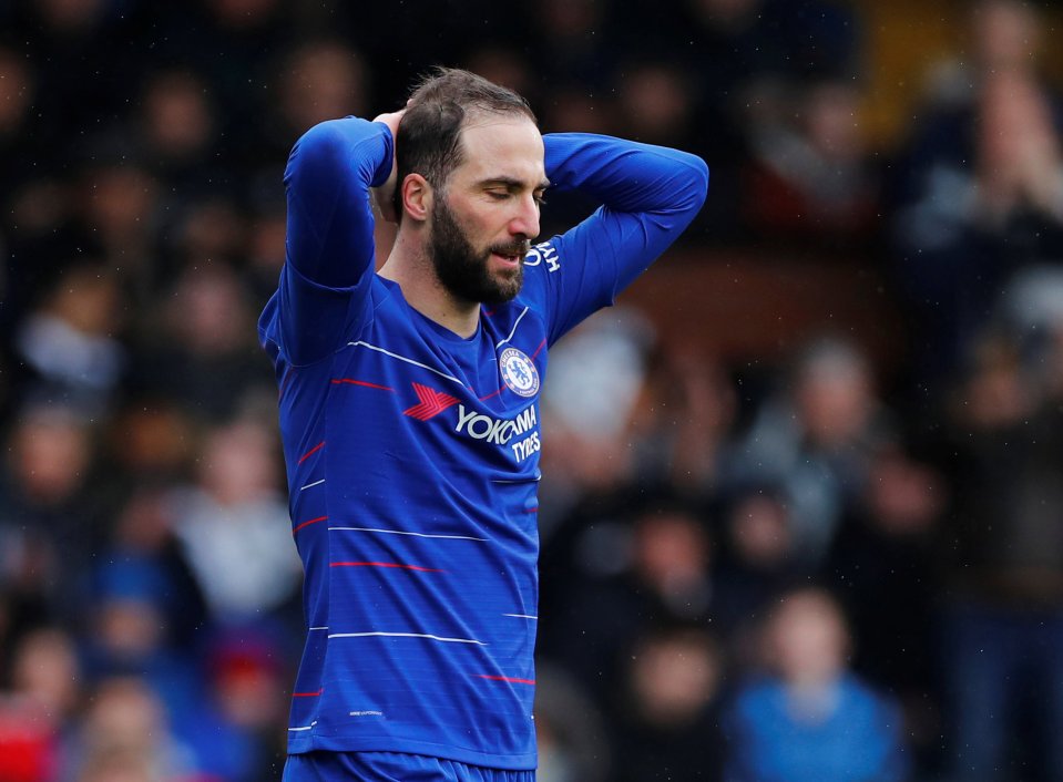 Choáng với thống kê phong độ tệ hại của Higuain ở Chelsea so với chân gỗ Morata ngày nào