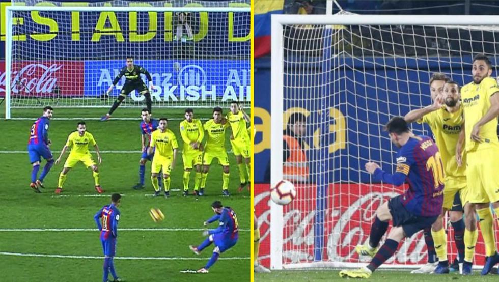 Messi gây kinh ngạc về khả năng sút phạt đa dạng qua 6 bàn thắng mùa này cho Barca