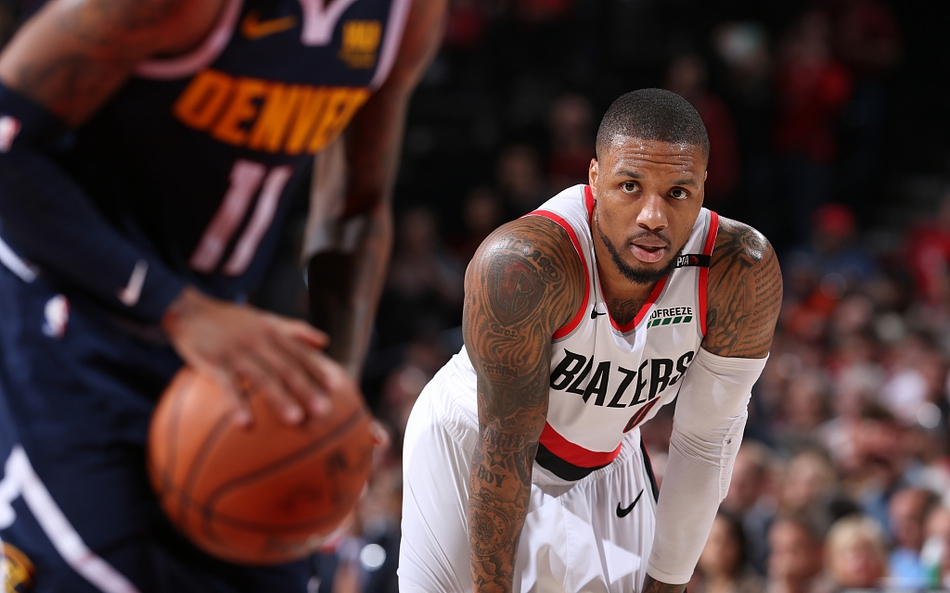 Một khi Damian Lillard đã bật "chế độ gánh team" thì Denver Nuggets cũng bó tay