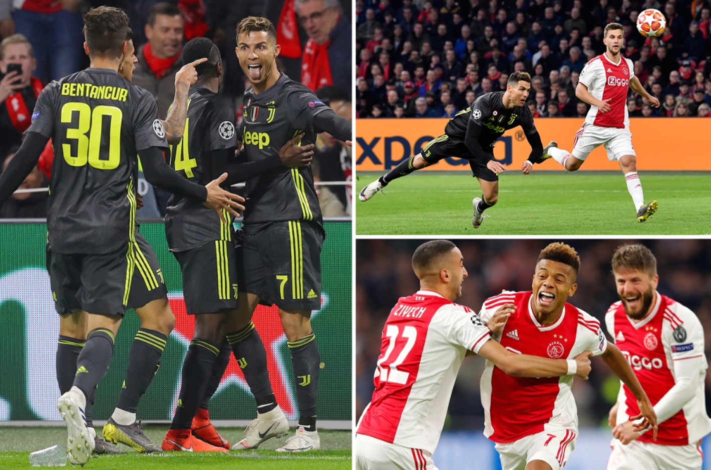 Ronaldo lập kỷ lục ngày trở lại và những điểm nhấn ở trận Ajax vs Juventus